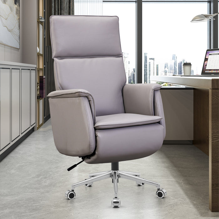 Leeton Office Recliner Chair Koala Grey
