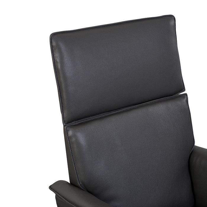Leeton Office Recliner Chair Charcoal Black
