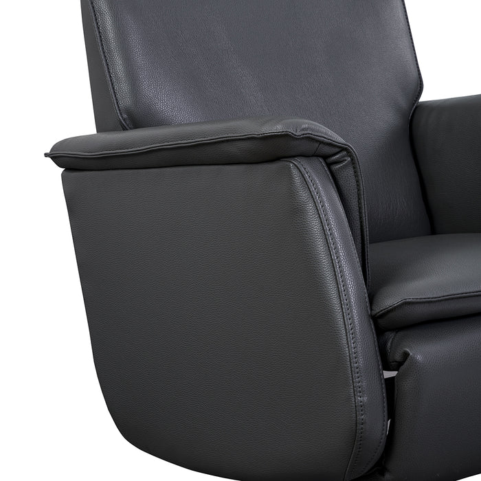 Leeton Office Recliner Chair Charcoal Black