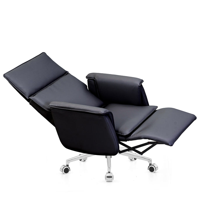 Leeton Office Recliner Chair Charcoal Black
