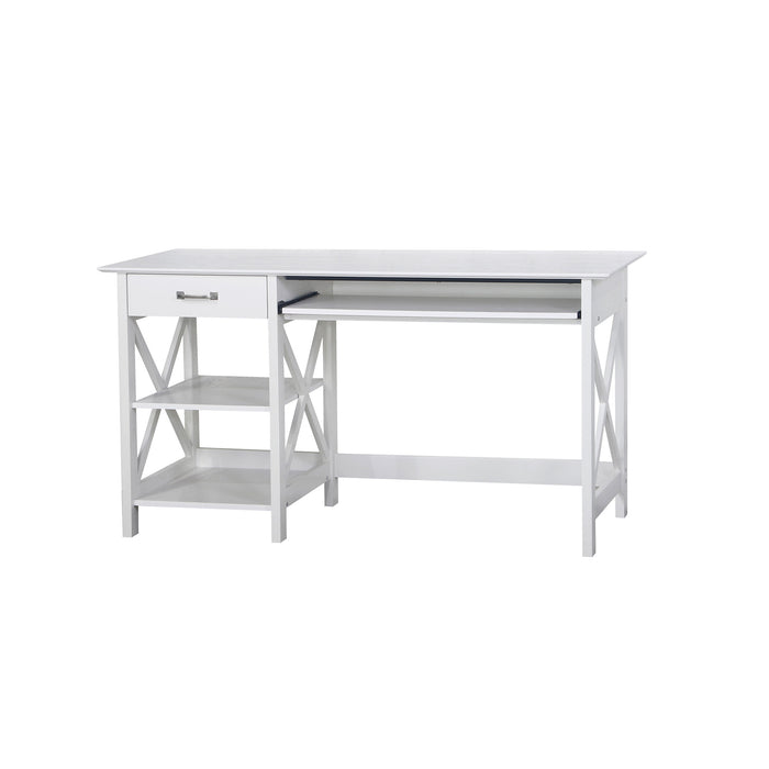 Nacy 1.4M Writing Desk In White