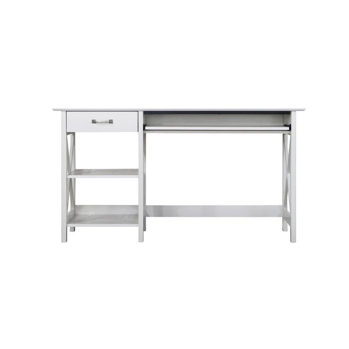 Nacy 1.4M Writing Desk In White