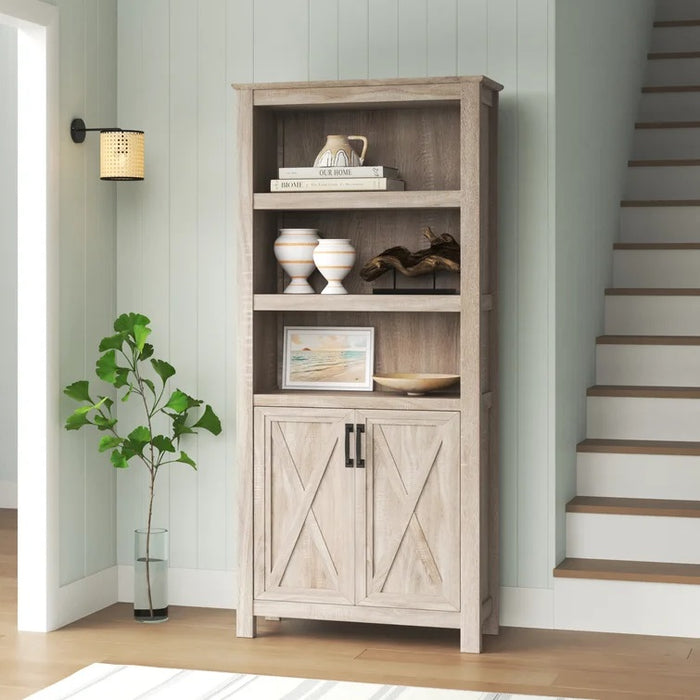 Joanna Bookcase In Washed Grey