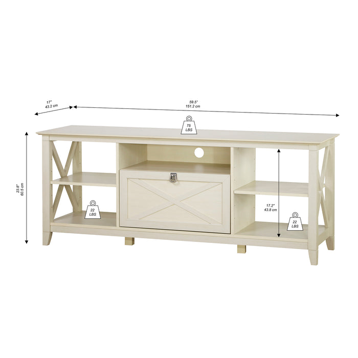 Laura Tv Unit - Antique White