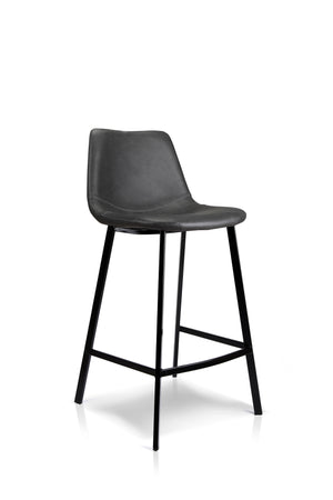 Hugo Bar Stool Antique Black (Set of 2)