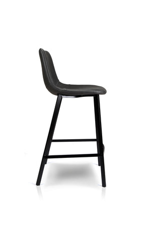 Hugo Bar Stool Antique Black (Set of 2)