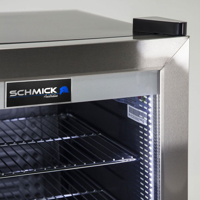 Schmick Tropical Triple Glazed Outdoor Glass Bar Fridge 70 Litre (Model: HUS-SC70-SS)