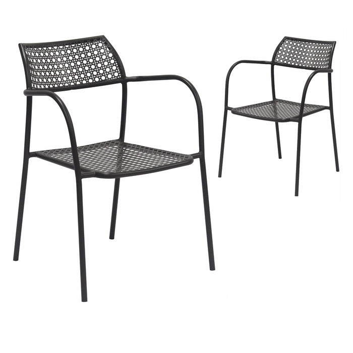 Havelle Outdoor Chair Espresso (Set of 2)