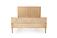 Hamilton Cane Bed - Single - Weathered Oak - Weathered Oak Single