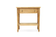 Hamilton Cane Bedside Table - Weathered Oak - 70cm - Weathered Oak 70cm