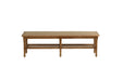 Hamilton Bench Seat - 1.5m - Weathered Oak 150cm