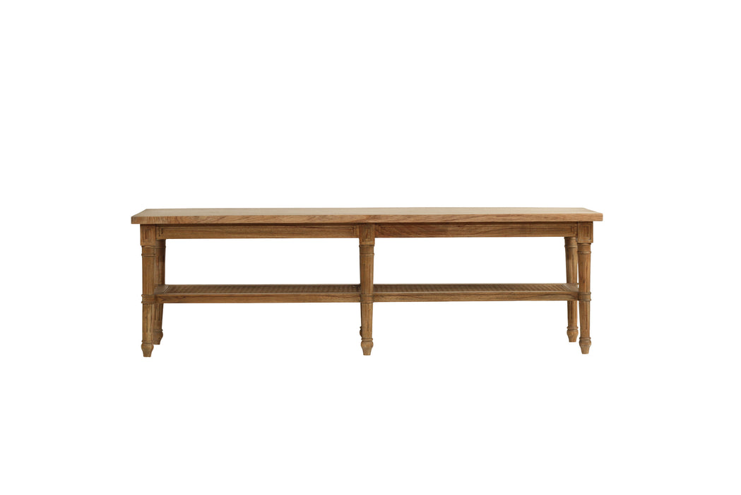 Hamilton Bench Seat - 1.5m - Weathered Oak 150cm