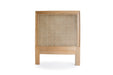 Hamilton Cane Bedhead - Single Size - Weathered Oak - Weathered Oak Single