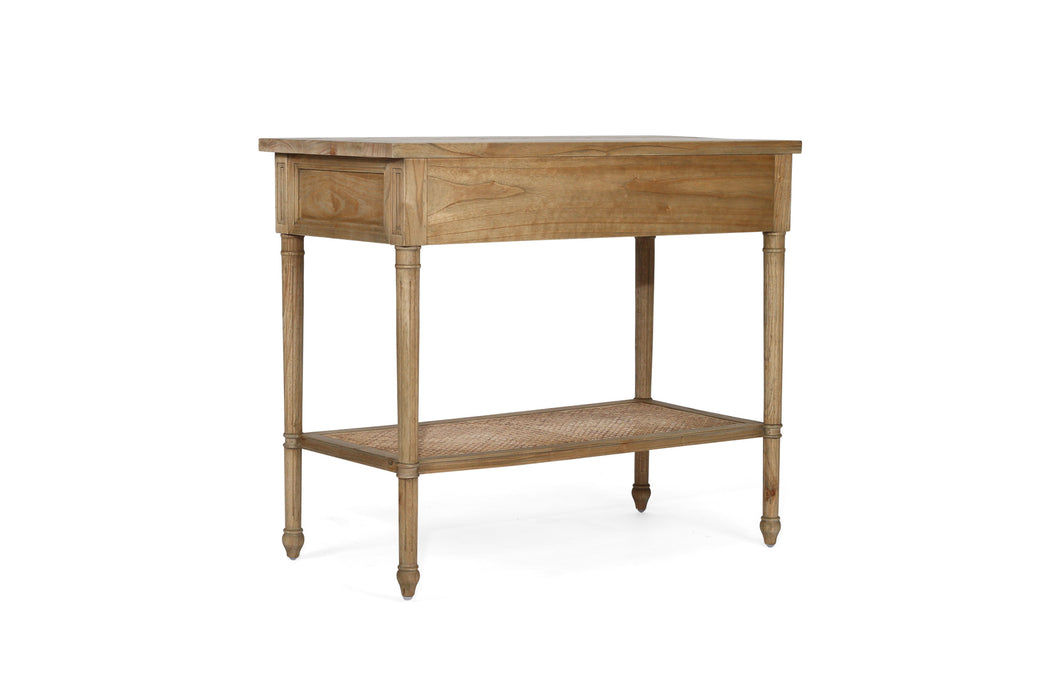 Harrison Weathered Oak Console Table - 100cm