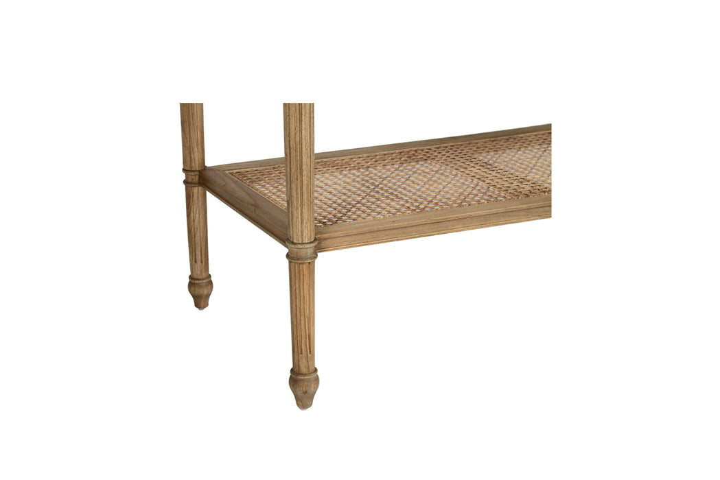 Harrison Weathered Oak Console Table - 100cm