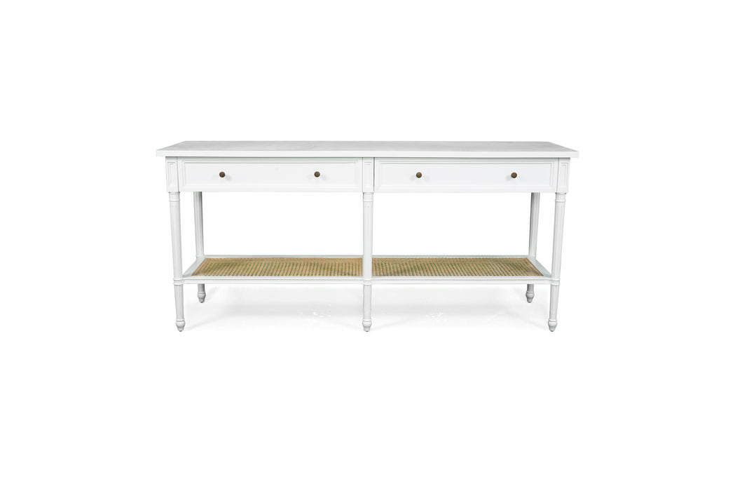 Harrison White Console Table - 185cm