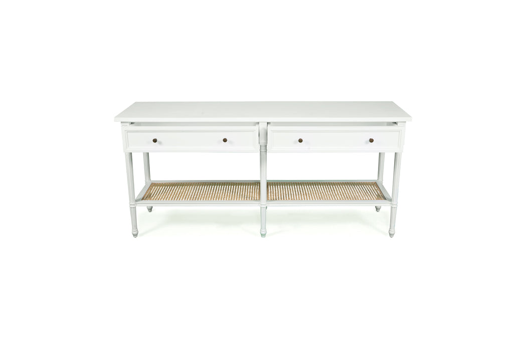 Harrison White Console Table - 185cm