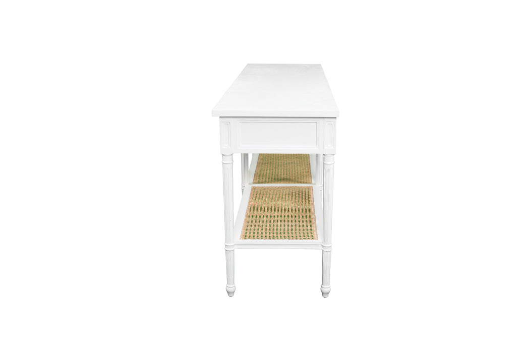 Harrison White Console Table - 185cm