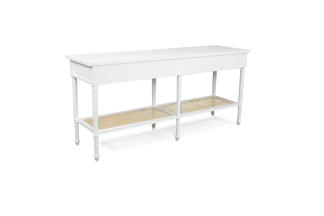 Harrison White Console Table - 185cm