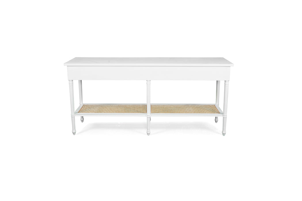 Harrison White Console Table - 185cm