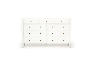 Harrison Dresser - White with Nine Drawers