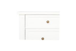 Harrison Dresser - White with Nine Drawers