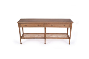 Harrison Weathered Oak Console Table - 185cm