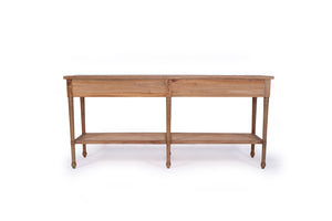 Harrison Weathered Oak Console Table - 185cm