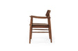 Harlow Dining Armchair - Walnut with Timber Seat - Dar Har Wal Tim