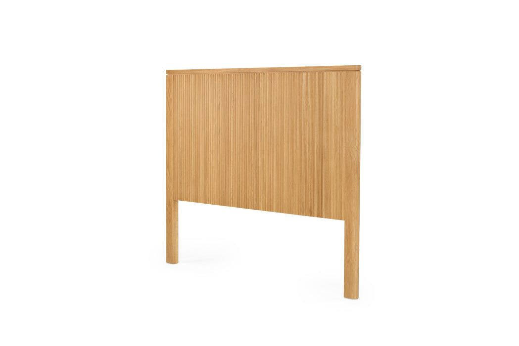 Harlow Bedhead - Natural Oak - Double