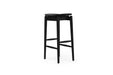 Harlow Backless Counter Stool - Black - Black 66cm Backless
