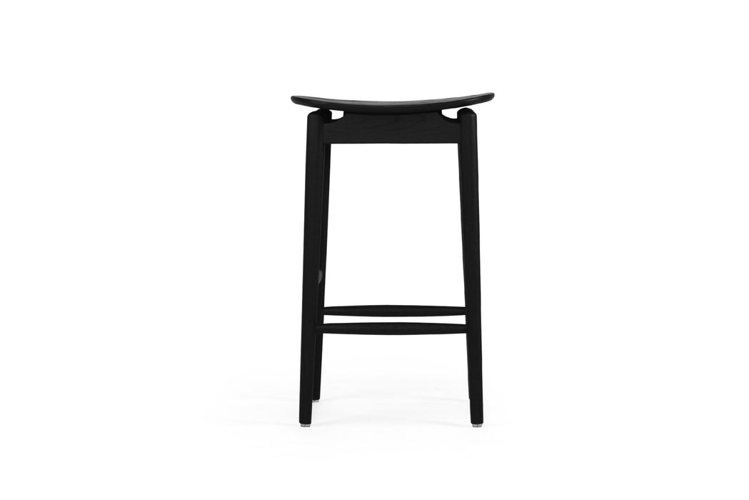 Harlow Backless Counter Stool - Black - Black 66cm Backless
