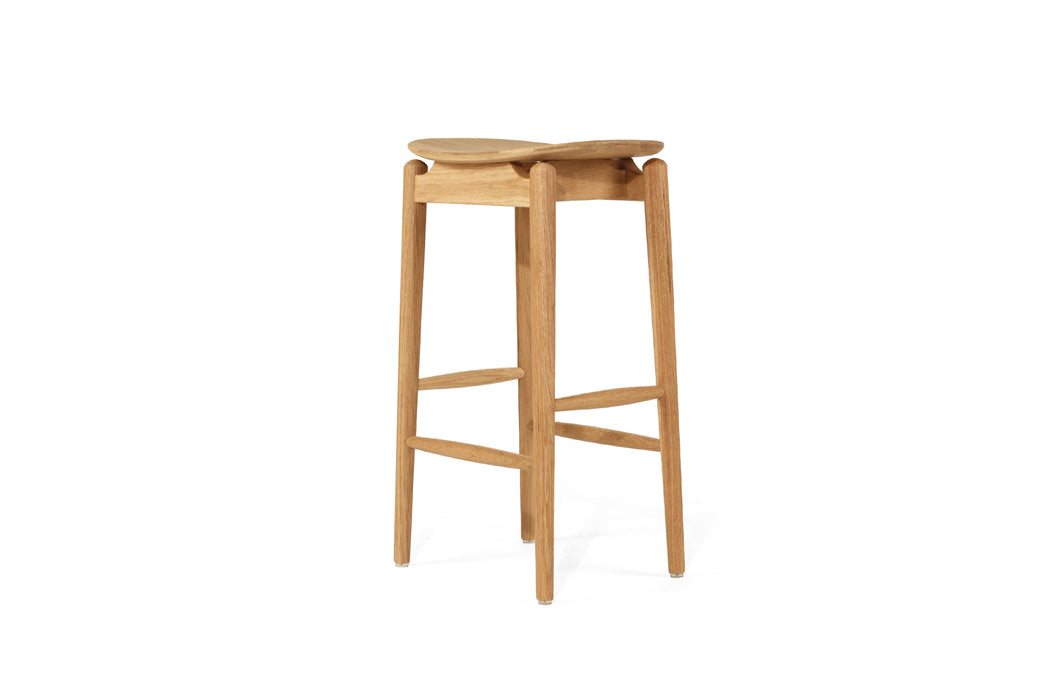Harlow Backless Counter Stool - Natural - Natural 66cm Backless