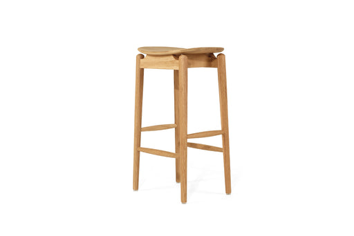 Harlow Backless Counter Stool - Natural - Natural 66cm Backless
