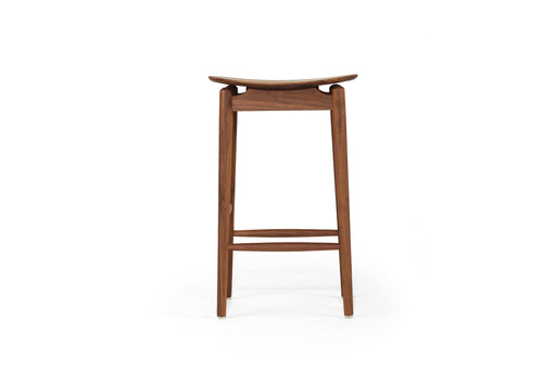 Harlow Backless Counter Stool - Walnut - 66cm Backless