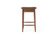 Harlow Backless Counter Stool - Walnut - 66cm Backless