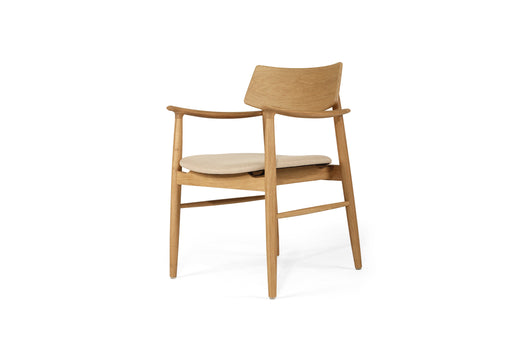 Harlow Dining Armchair - Natural - Natural Linen