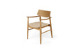 Harlow Dining Armchair - Natural - Natural Linen