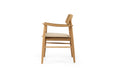 Harlow Dining Armchair - Natural - Natural Linen