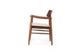 Harlow Dining Armchair - Walnut - Linen