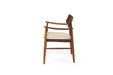 Harlow Dining Armchair - Walnut - Linen