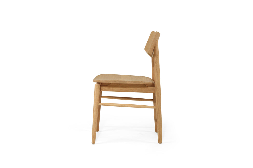 Harlow Dining Chair - Natural with Timber Seat
