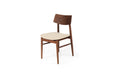 Harlow Dining Chair - Walnut - Linen