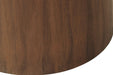 Harlow Dining Table - 120cm - Walnut Base - 120cm White