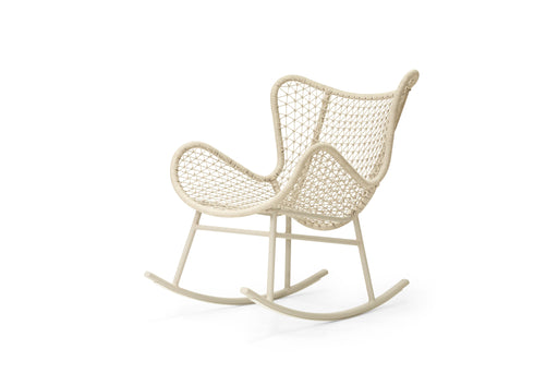 Harper Outdoor Rocking Chair - Greige - Linen Grey