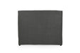Harvey Upholstered Bedhead - Double - Charcoal