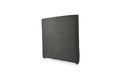 Harvey Upholstered Bedhead - Single - Charcoal