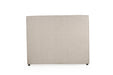 Harvey Upholstered Bedhead - Queen - Light Grey