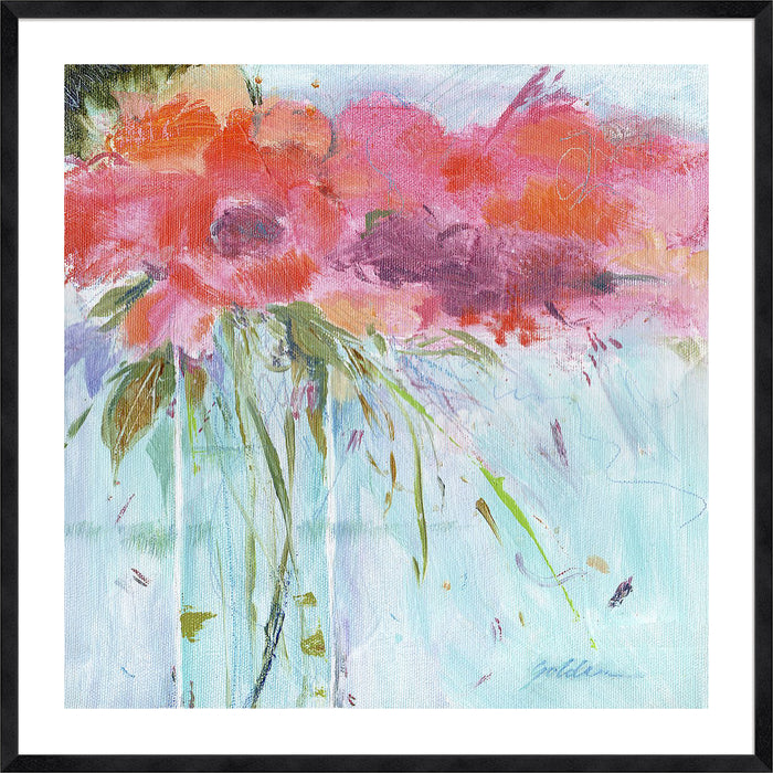 Heart Bouquet Composition Wall Art