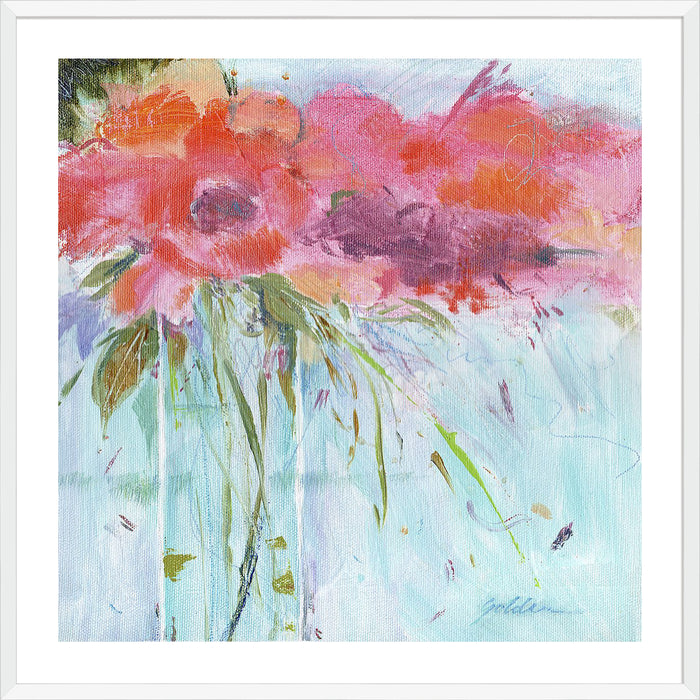 Heart Bouquet Composition Wall Art